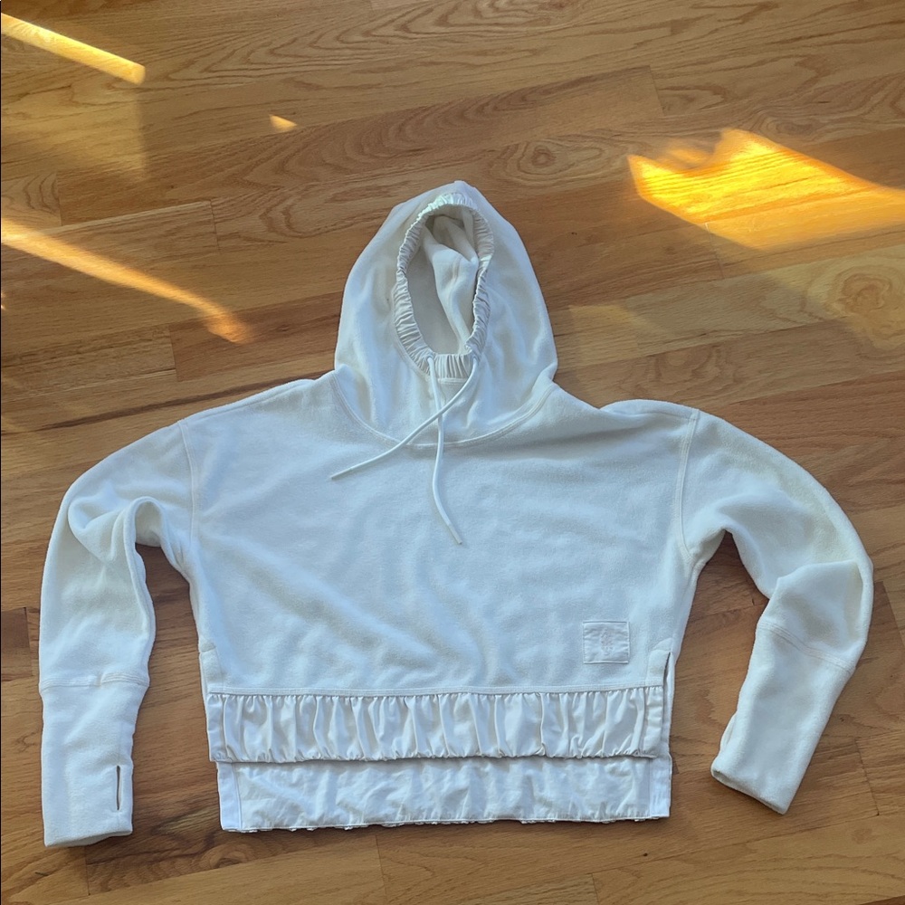FP Movement by Free People off White crop Hoodie fleece top